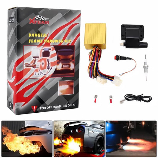 Flame Kit for Car Exhaust - For Car Motorcycle Truck ATV Scooter with Gasoline Engine - Mini Catalizador