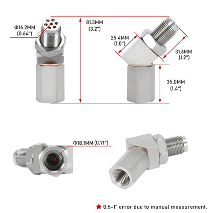 Mini Catalizador Catalytic Converters Universal (45 Degree) - Mini Catalizador