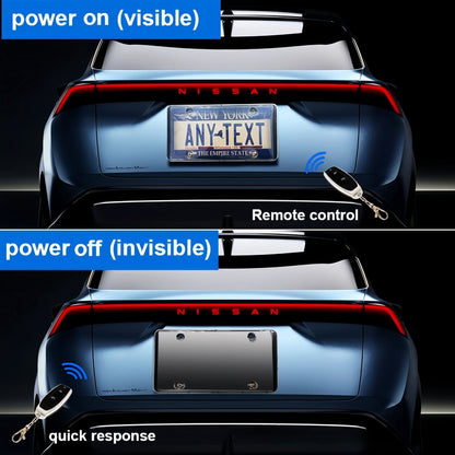 Vanish Plate™ - License plate hider with remote - Mini Catalizador